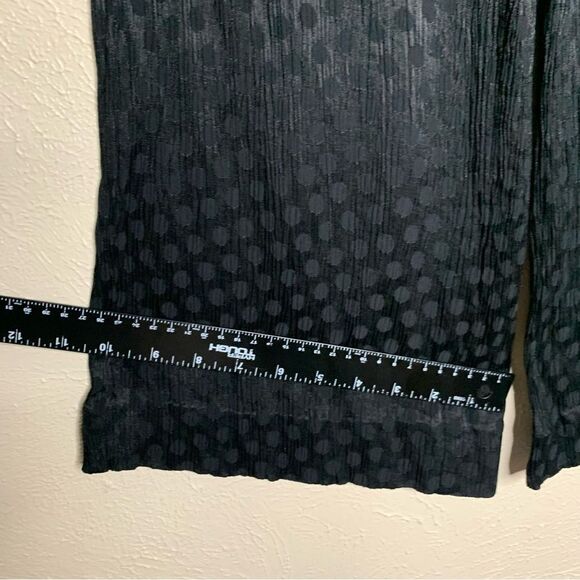 Madewell Drapey Jacquard Huston Pull On Crop Pants polka dot black - Picture 14 of 14